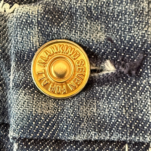 7 For All Mankind Indigo Pencil Skirt - Picture 4 of 13